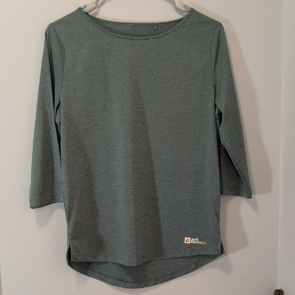 Jack Wolfskin Teal Long Sleeve Top